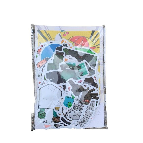 PACK of 100 Vinyl Minecraft Stickers - Picture 2 of 5